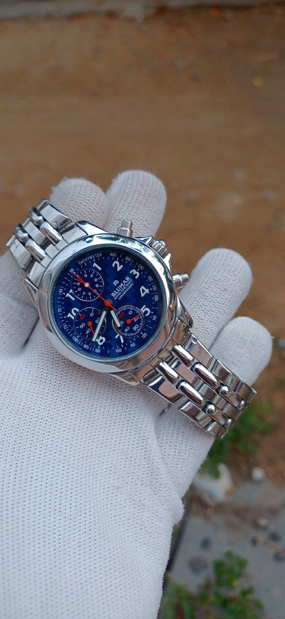 Beautiful Rare Blumar Chronograph Quartz Men's Watch