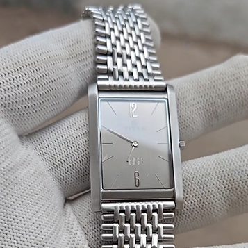 Titan Edge Slim Quartz | Grey Dial | Ultra-Thin Design | All Original