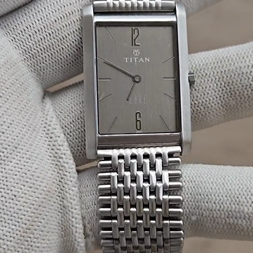 Titan Edge Slim Quartz | Grey Dial | Ultra-Thin Design | All Original
