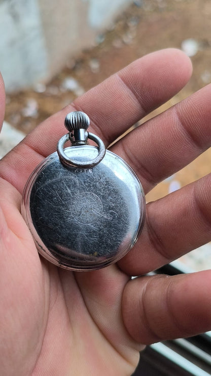 West End Sub-Second Winding Pocket Watch – Rare Vintage