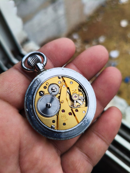 West End Sub-Second Winding Pocket Watch – Rare Vintage