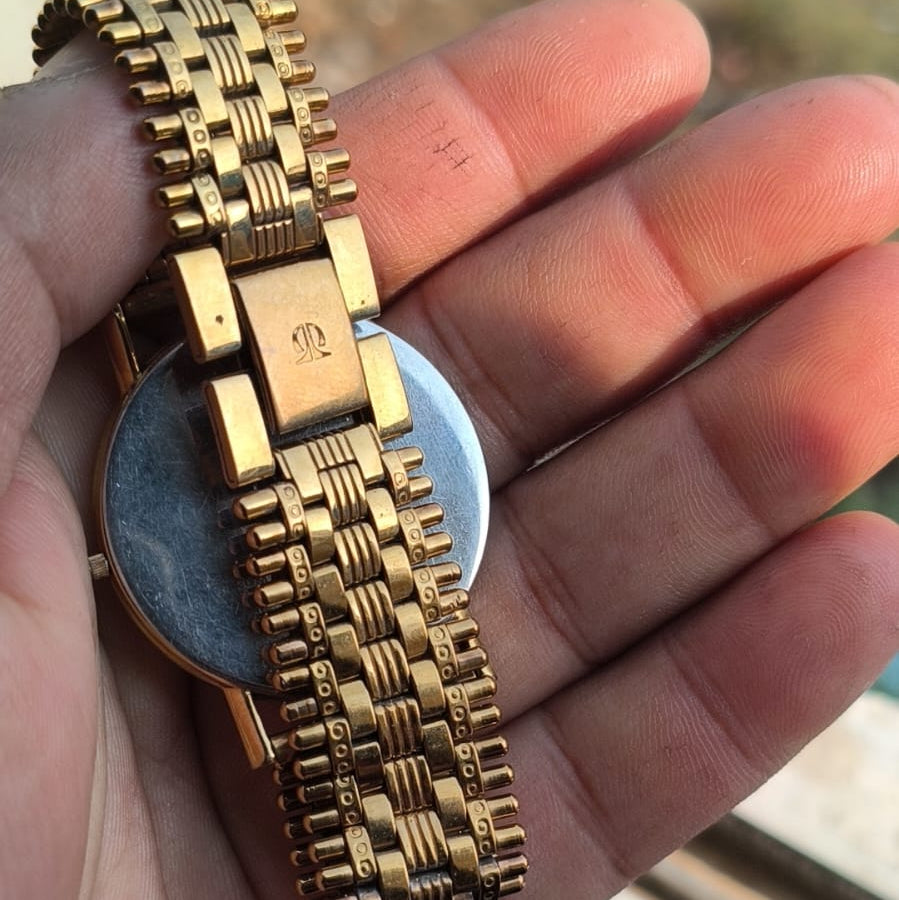 Premium Titan Edge Quartz | Sapphire Crystal | Gold Tone | 37mm | All Original